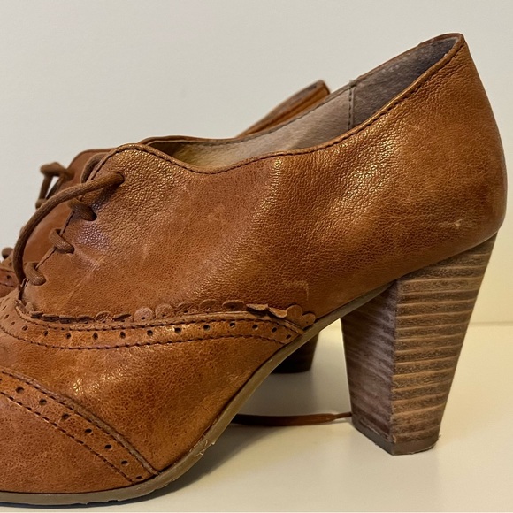 Leather Oxford Booties - Picture 8 of 8